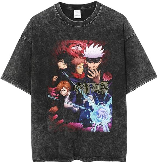 Vintage Wash Jujitsu Kaisen Graphic Tee